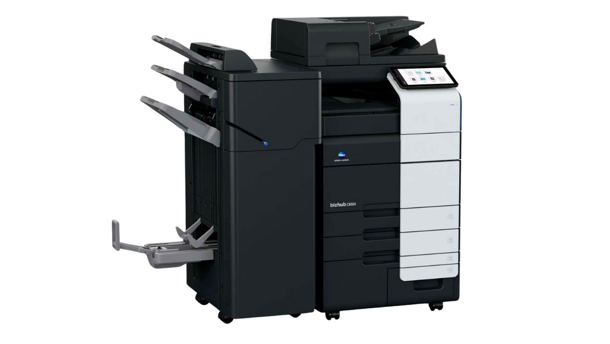 650i diagonal view Konica Minolta BizHub C650i copier for sale