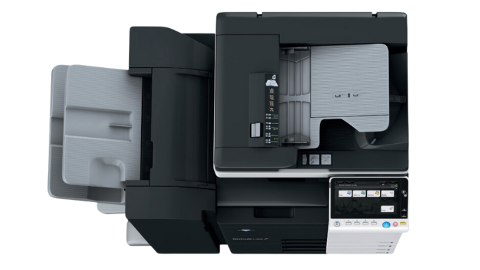 Copier for schools seen from above